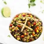 Photo of prepared quinoa dish - How to cook quinoa in a rice cooker.