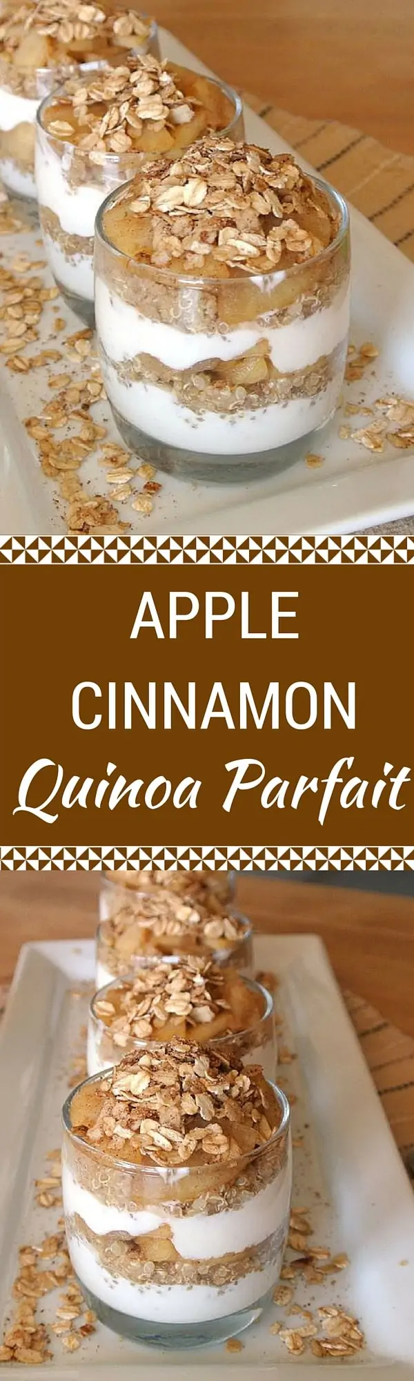 Apple Cinnamon Quinoa Parfait