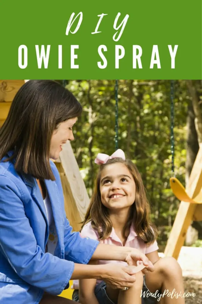 This is the Best Kid Tested DIY Owie Spray I've found! With this owie blend recipe, your little one will be on the mend in no time!