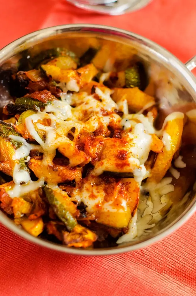 Roasted Summer Squash with Smoked Paprika and Manchego Cheese - WendyPolisi.com