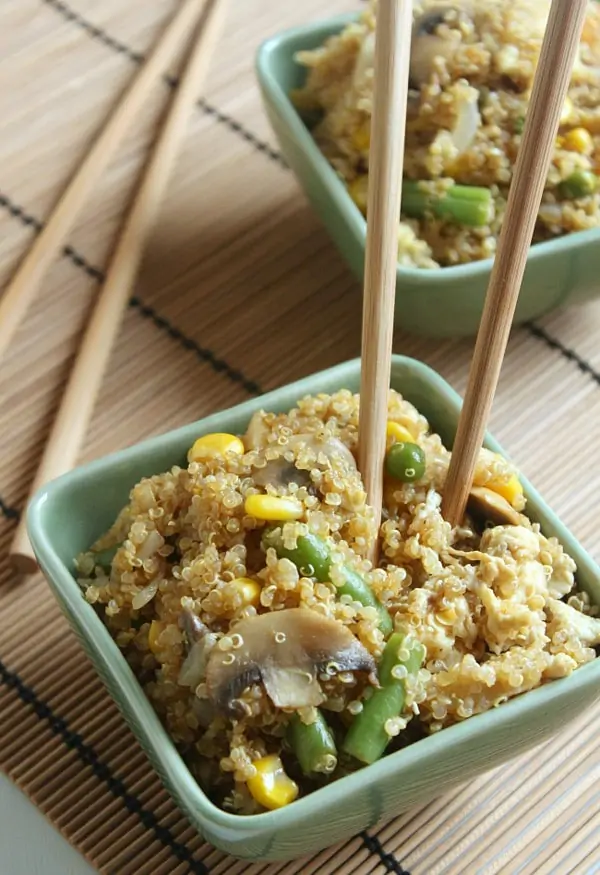 Quinoa Fried 'Rice'- WendyPolisi.com