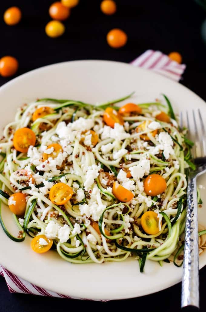 Zucchini Quinoa Salad with Lemon Dill Dressing