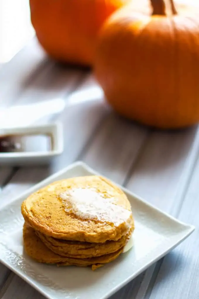 Photo of Healthy Pumpkin Pancakes