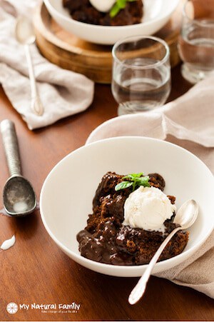Clean Eating Slow Cooker Molten Lava Cake