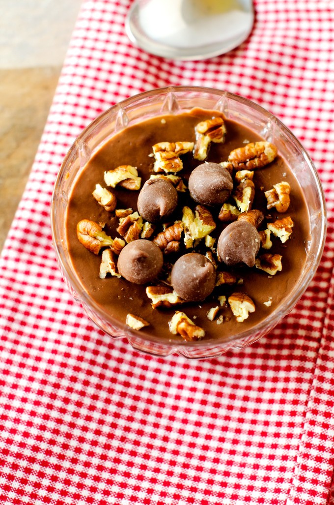 Chocolate Almond Butter Pudding - This pudding is rich and delicious! You won't believe how easy it is to create a rich and satisfying treat you can feel good about giving your family!