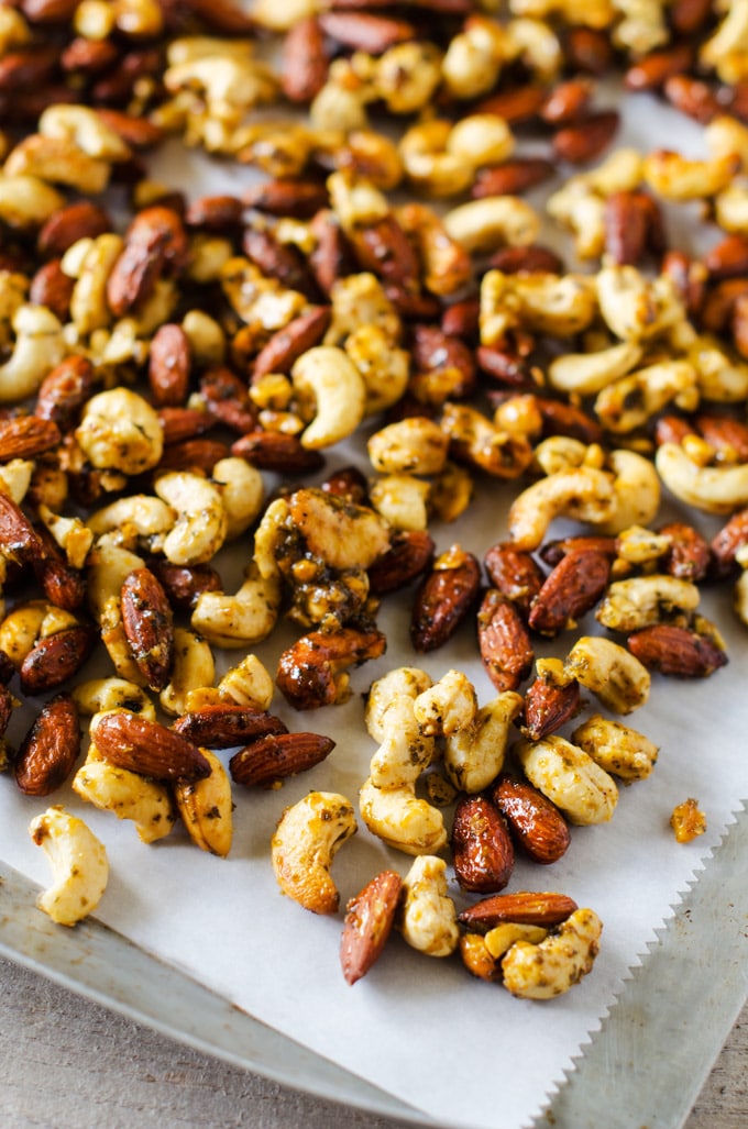 Slow Cooker Curried Cashews and Almonds