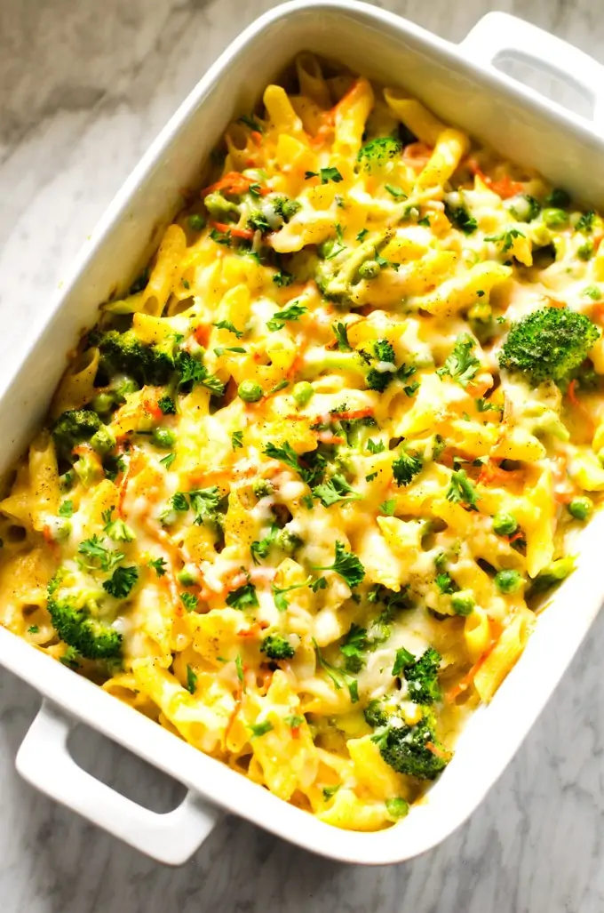 Ultimate Veggie Mac n Cheese - This is Mac n Cheese all grown up! Packed with veggies and a blend of Grand Cru®, Havarti and Sharp Cheddar. Sharp, silky and oh so creamy! - WendyPolisi.com