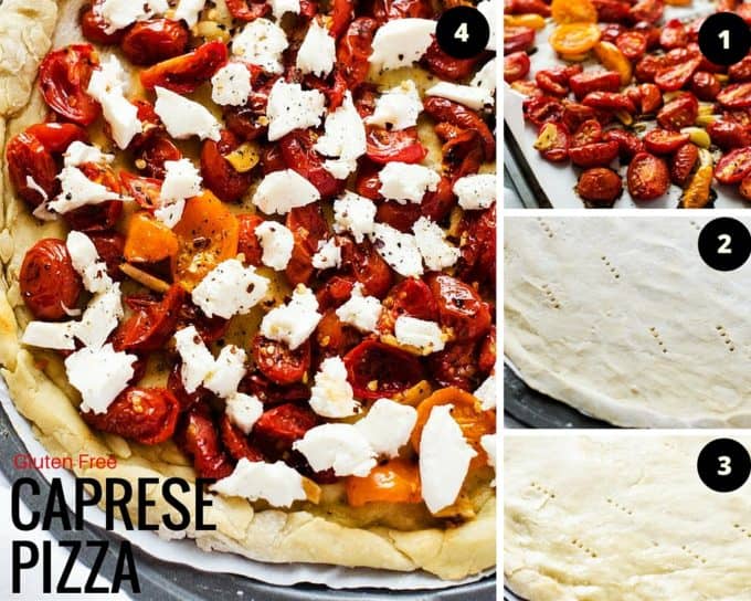 Gluten Free Caprese Pizza