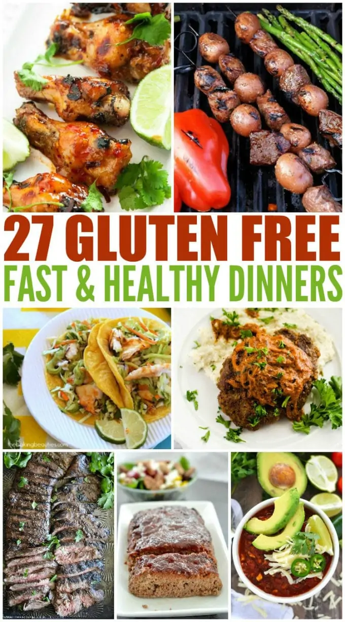 Fast & Healthy Gluten Free Dinners