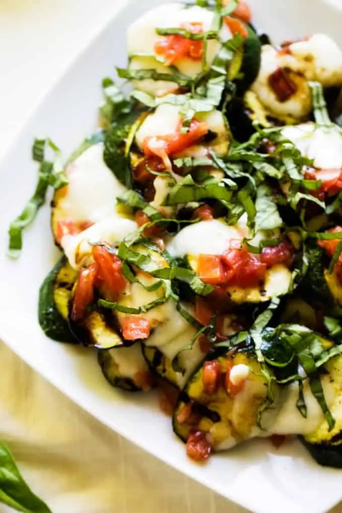 This Caprese Grilled Zucchini is the perfect summer side you will crave time and again!