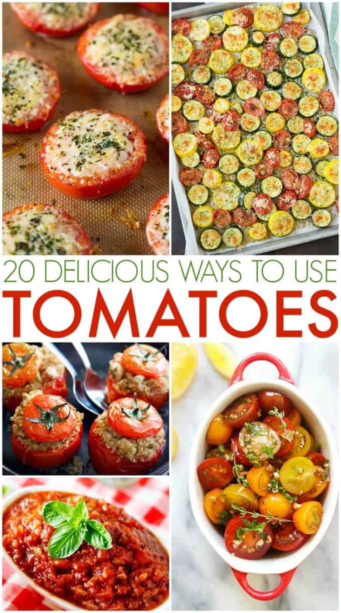 Love tomatoes but looking for new ways to use them? Then check out these 20 Delicious Ways to Use Tomatoes and find all the inspiration you need.