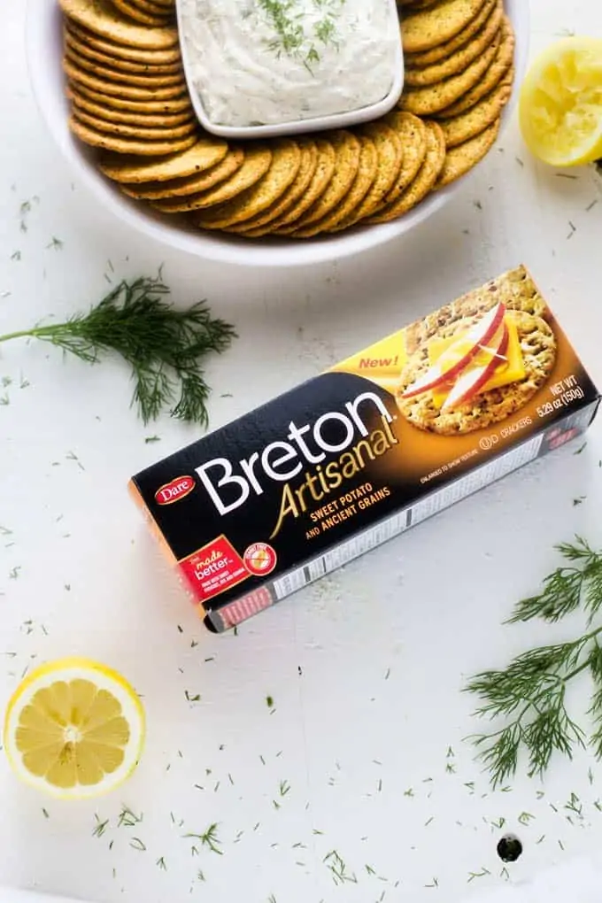 Box of Breton Artisanal Sweet Potato and Ancient Grains crackers