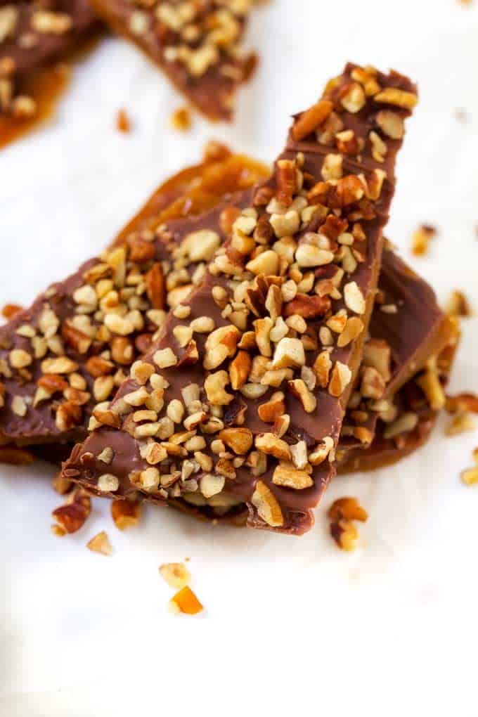 Photo of Chocolate Toffee with Pecans