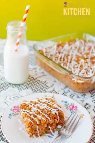 Photo of Carrot Cake Oatmeal Bake - Breakfast Easter Recipe Ideas