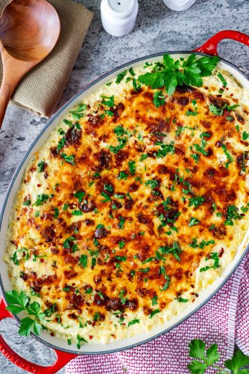 Cheesy Scalloped Potatoes (with 3 Cheeses) - Wendy Polisi