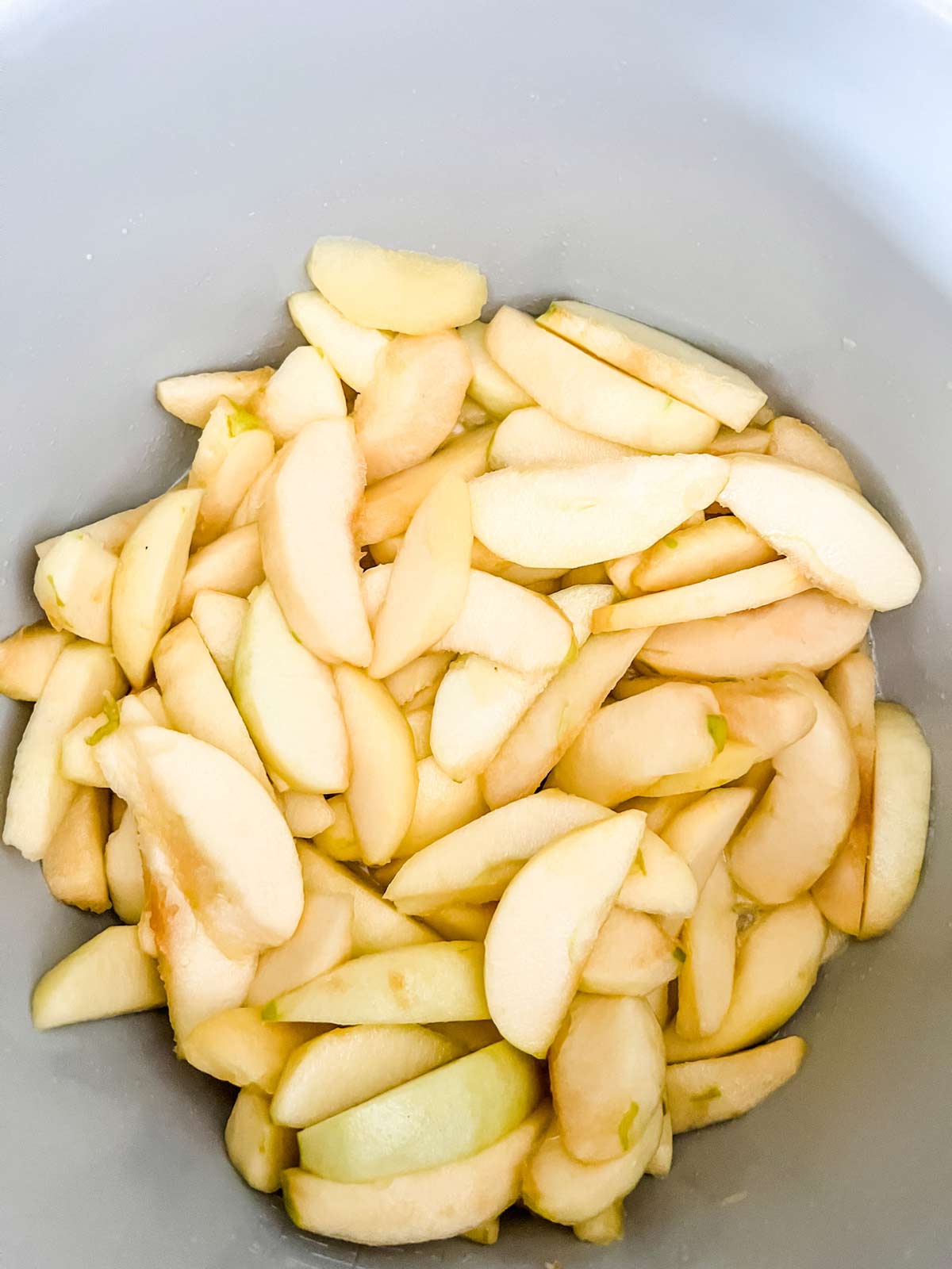 Photo of sauteed apples in a Ninja Foodi.