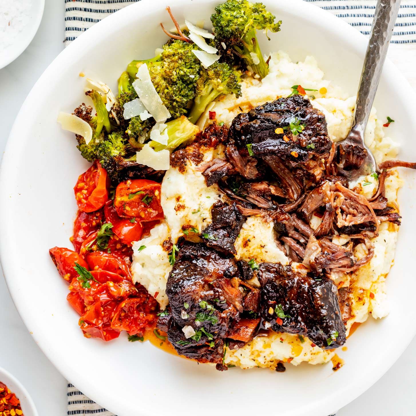 Bone-In Slow Cooker Beef Short Ribs - Wendy Polisi