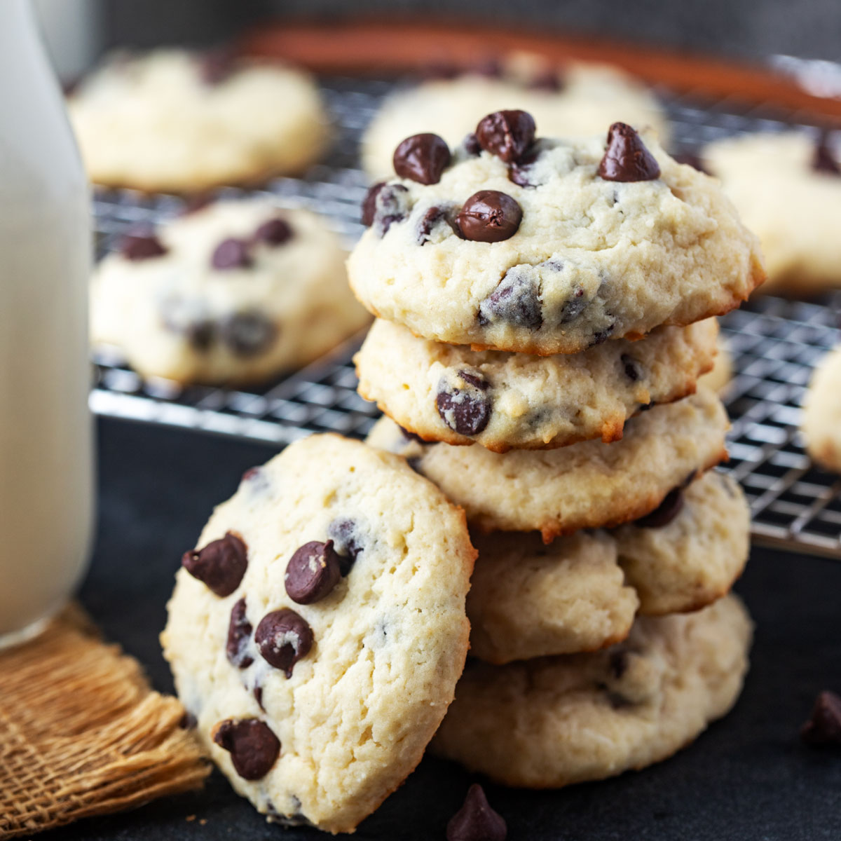 Chocolate Chip Cream Cheese Cookies - Wendy Polisi