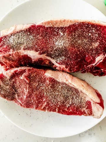 Sous Vide Strip Steak - Wendy Polisi
